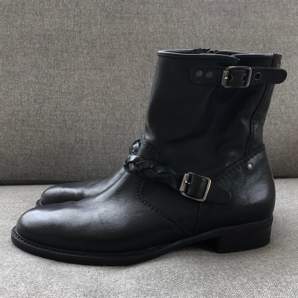 Paul Green Shoes - Like new! - PAUL GREEN Muchen ‘Nathan’ Leather Moto Boots